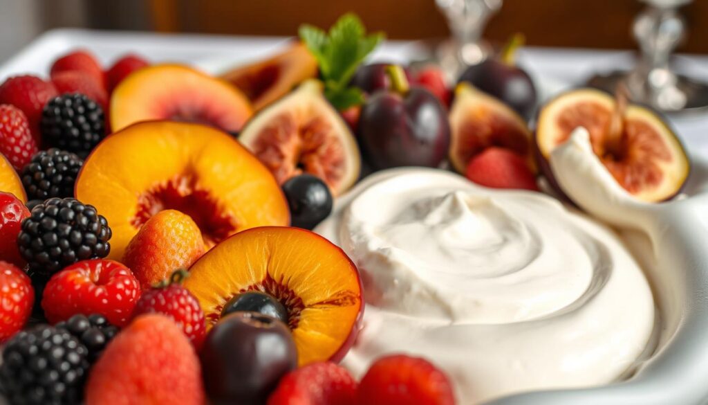 fruits et mascarpone