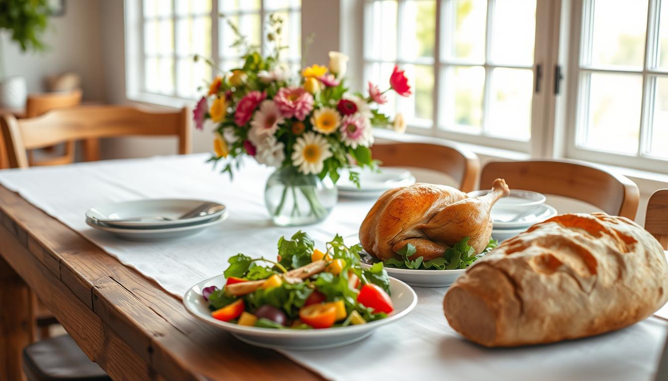 recette pour un dîner