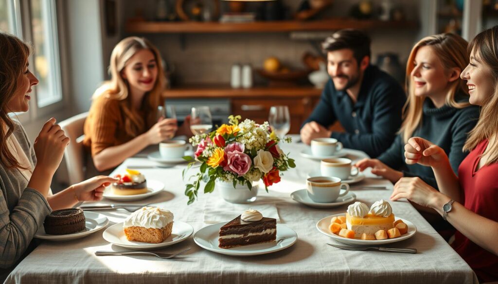 repas convivial entre amis facile